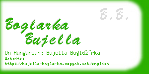 boglarka bujella business card